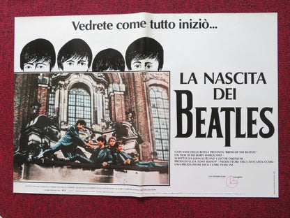 BIRTH OF THE BEATLES - D ITALIAN FOTOBUSTA POSTER STEPHEN MACKENNA ALTMAN 1981 Rendezvous Cinema Movie posters