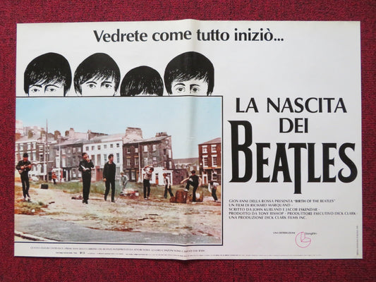 BIRTH OF THE BEATLES - F ITALIAN FOTOBUSTA POSTER STEPHEN MACKENNA ALTMAN 1981 Rendezvous Cinema Movie posters