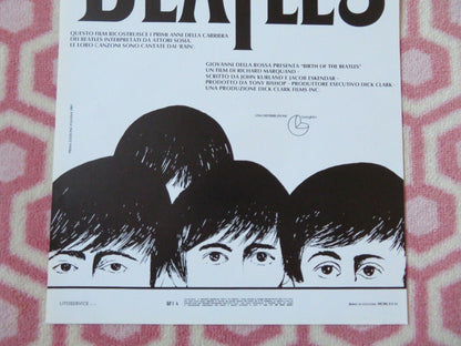 BIRTH OF THE BEATLES ITALIAN LOCANDINA (27.5"x12") POSTER 1979 - Rendezvous Cinema