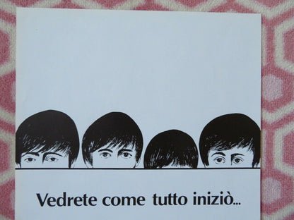 BIRTH OF THE BEATLES ITALIAN LOCANDINA (27.5"x12") POSTER 1979 - Rendezvous Cinema