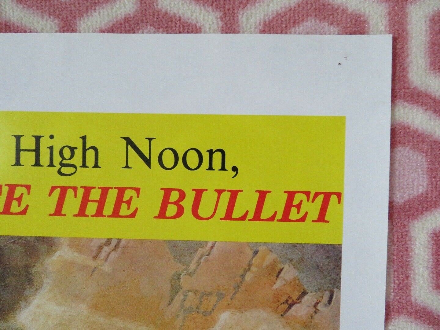 BITE THE BULLET FOLDED US ONE SHEET POSTER CANDICE BERGEN JAMES COBURN 1975 Movie posters