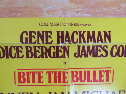 BITE THE BULLET FOLDED US ONE SHEET POSTER CANDICE BERGEN JAMES COBURN 1975 Movie posters