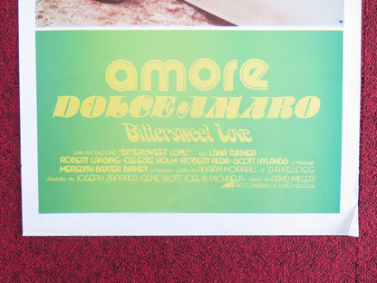 BITTERSWEET LOVE ITALIAN LOCANDINA POSTER LANA TURNER ROBERT LANSING 1976 Rendezvous Cinema Movie posters