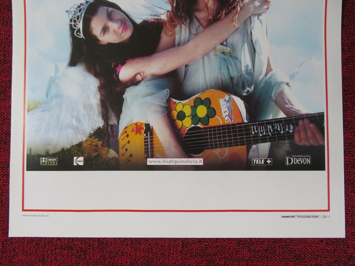 BIUTI QUIN OLIVIA ITALIAN LOCANDINA (27.5"x13") POSTER CAROLINA FELLINE 2002 Movie posters