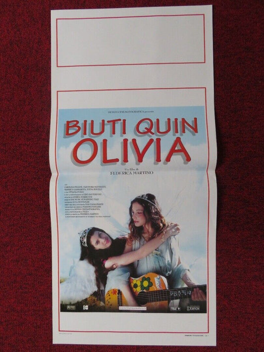 BIUTI QUIN OLIVIA ITALIAN LOCANDINA (27.5"x13") POSTER CAROLINA FELLINE 2002 Movie posters