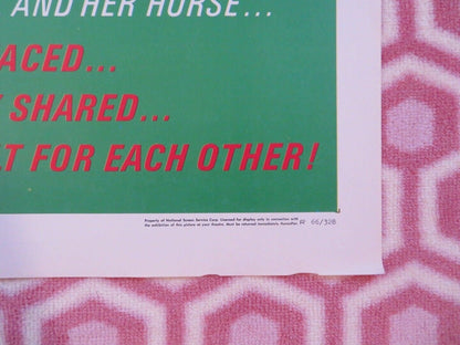 BLACK BEAUTY ONE SHEET POSTER ANNA SEWELL MONA FREEMAN 1966 O.R 1946 Movie posters