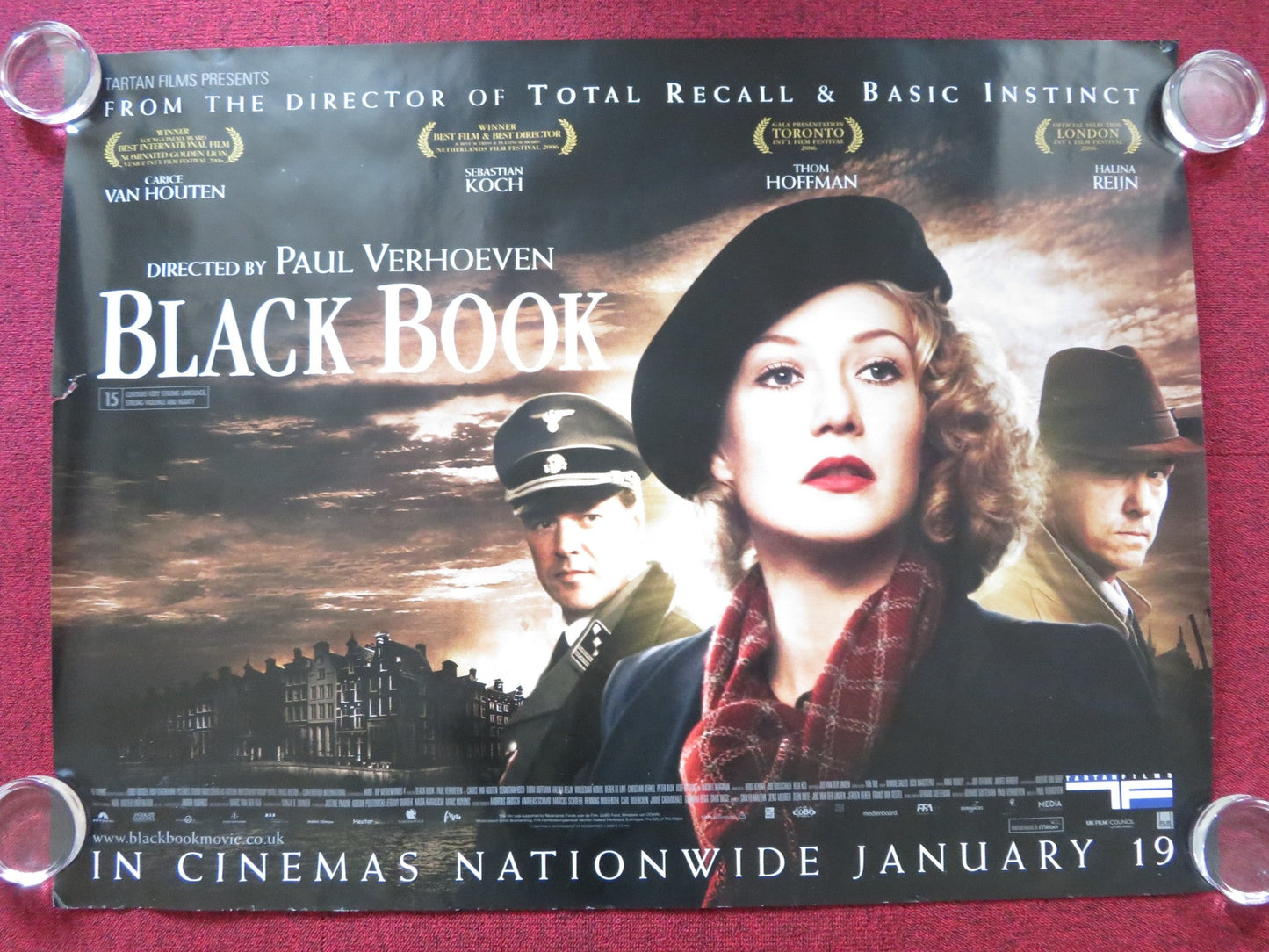 BLACK BOOK UK QUAD (30"x 40") ROLLED POSTER CARICE VAN HOUTEN S. KOCH 2006 Rendezvous Cinema Movie posters