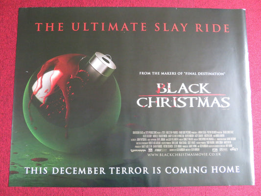 BLACK CHRISTMAS UK QUAD (30"x 40") ROLLED POSTER KATIE CASSIDY TRACHTENBERG 2006 Rendezvous Cinema Movie posters