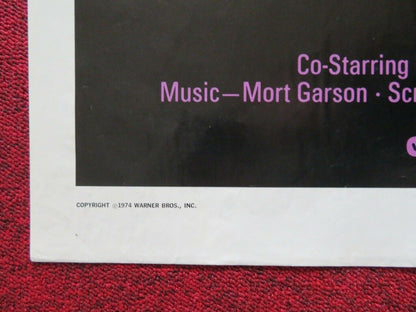 BLACK EYE FOLDED US ONE SHEET POSTER FRED WILLIAMSON MAREE CHEATHAM 1974 Movie posters