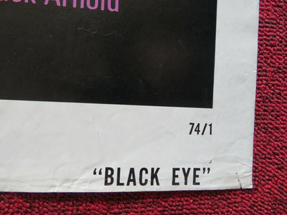 BLACK EYE FOLDED US ONE SHEET POSTER FRED WILLIAMSON MAREE CHEATHAM 1974 Movie posters