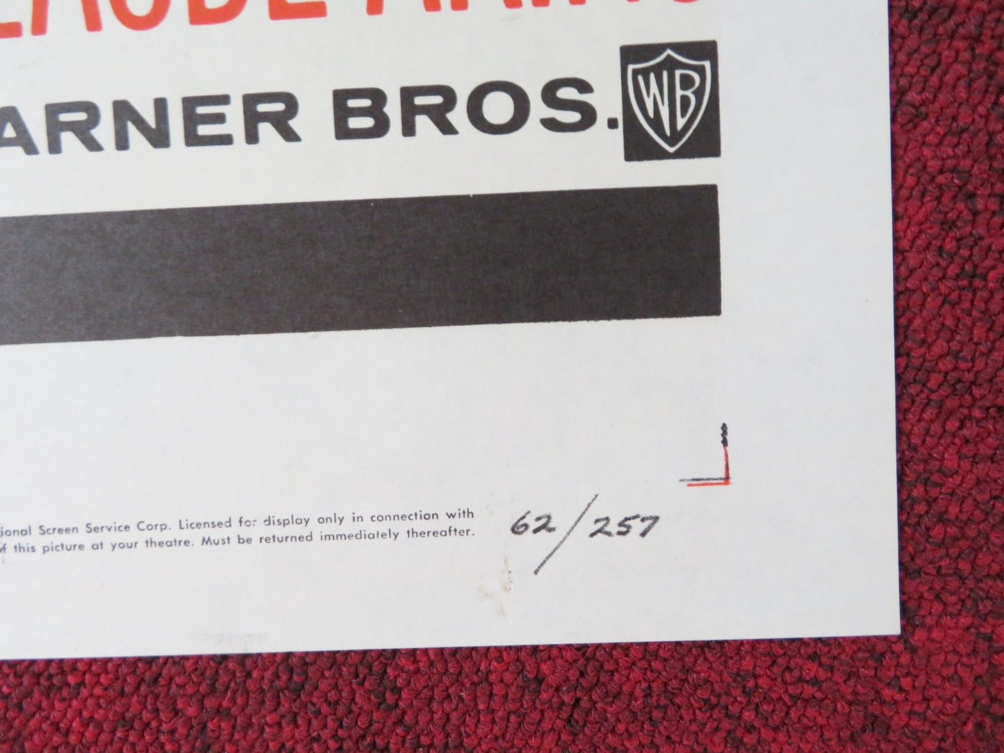 BLACK GOLD FOLDED US ONE SHEET POSTER PHILIP CAREY DIANE MCBAIN 1962 Rendezvous Cinema Movie posters