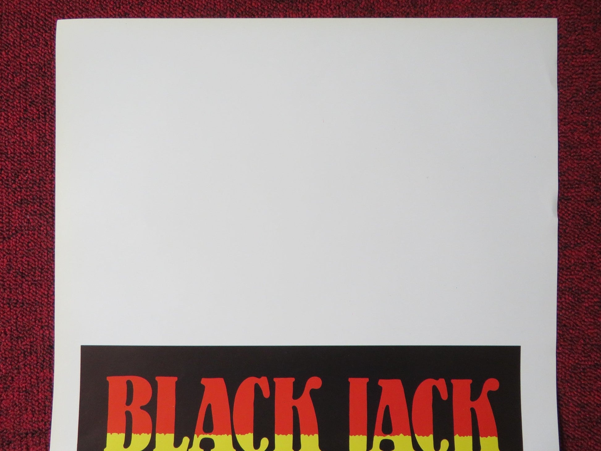 BLACK JACK / HEAT ITALIAN LOCANDINA POSTER CANNON BURT REYNOLDS KAREN YOUNG 1986 Rendezvous Cinema Movie posters