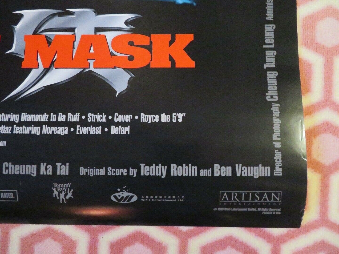 BLACK MASK US ONE SHEET ROLLED POSTER JET LI 1996 - Rendezvous Cinema