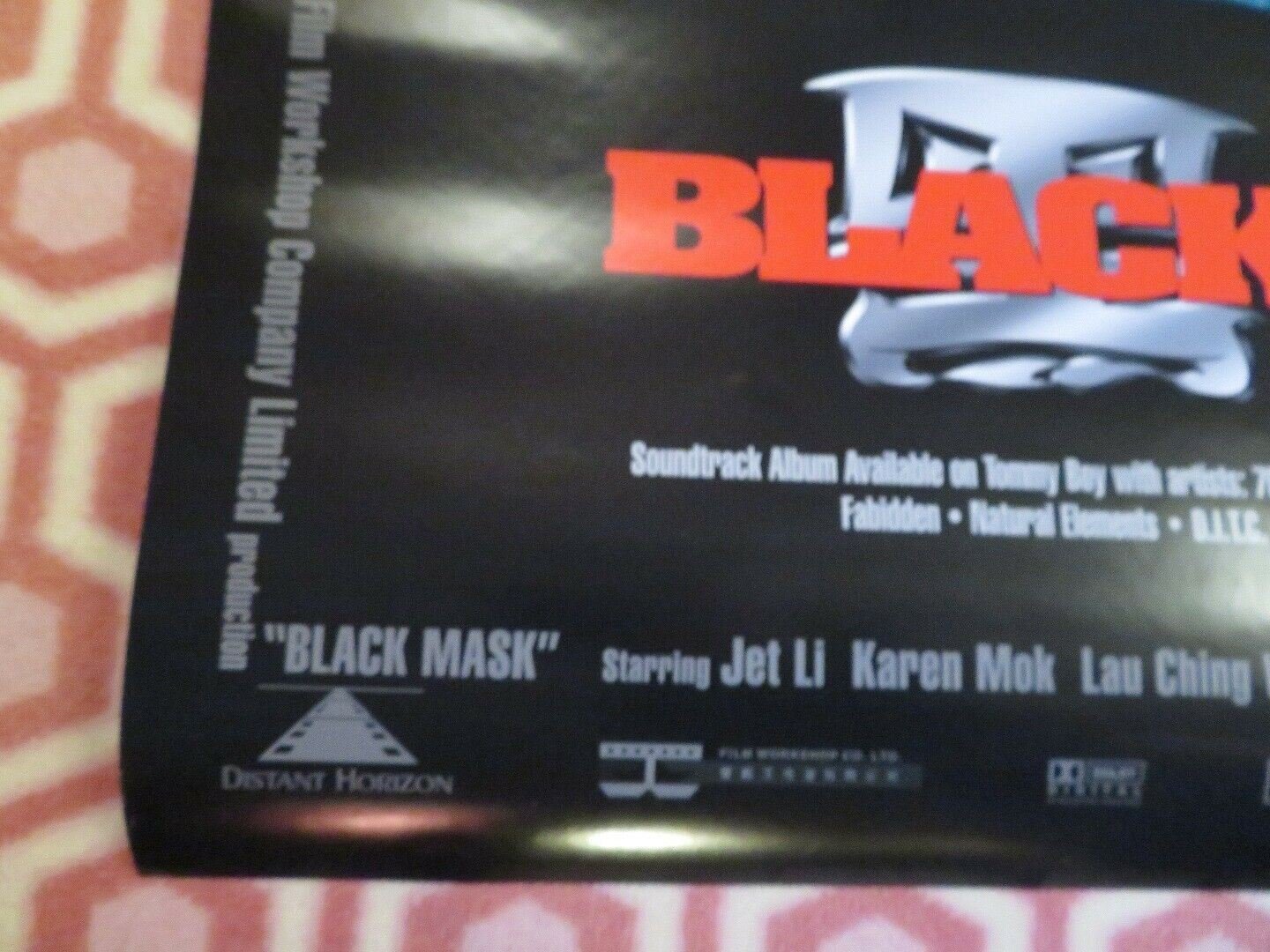 BLACK MASK US ONE SHEET ROLLED POSTER JET LI 1996 - Rendezvous Cinema
