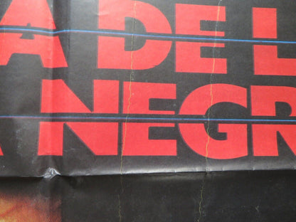 BLACK MOON RISING FOLDED ARGENTINA POSTER JOHN CARPENTER LINDA HAMILTON 1986 - Rendezvous Cinema