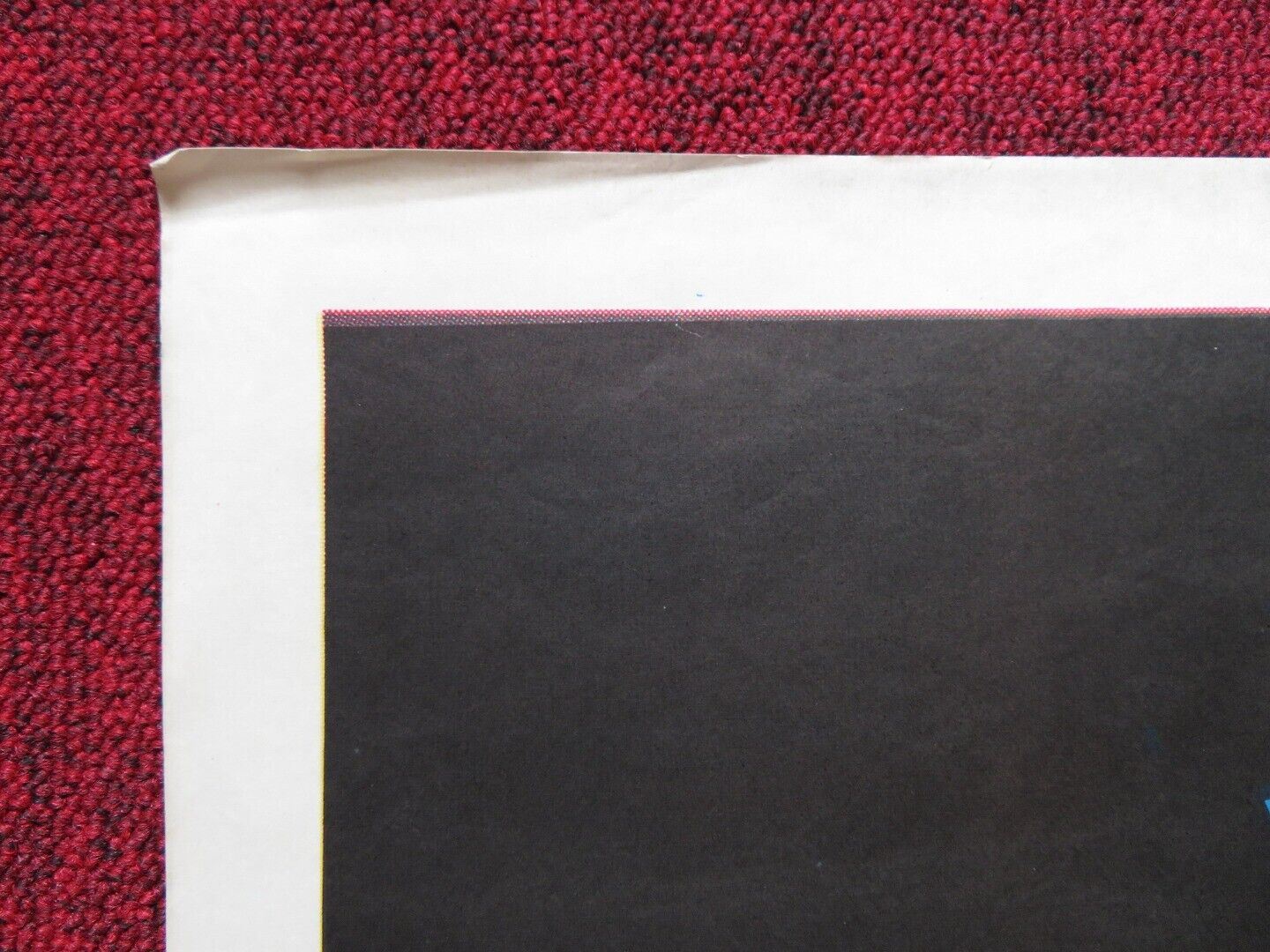 BLACK MOON RISING FOLDED ARGENTINA POSTER JOHN CARPENTER LINDA HAMILTON 1986 - Rendezvous Cinema