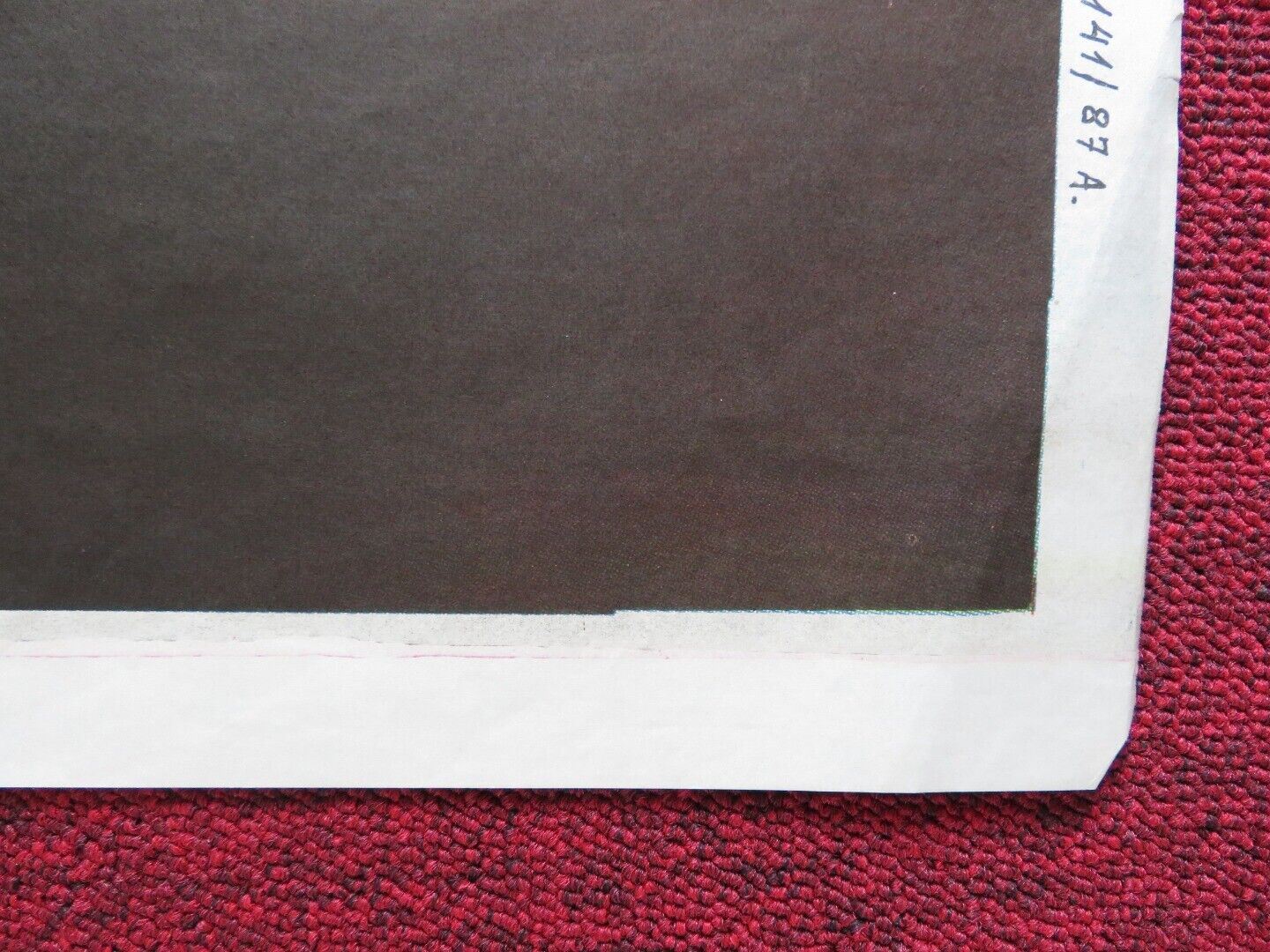 BLACK MOON RISING FOLDED ARGENTINA POSTER JOHN CARPENTER LINDA HAMILTON 1986 - Rendezvous Cinema