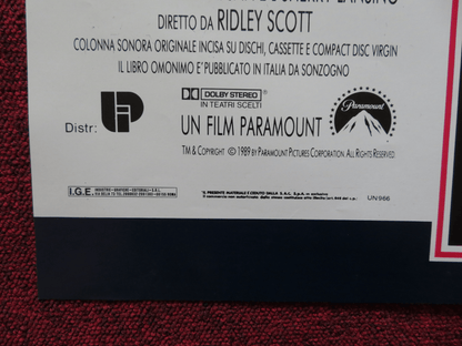 BLACK RAIN - A ITALIAN FOTOBUSTA POSTER MICHAEL DOUGLAS ANDY GARCIA 1989 Rendezvous Cinema Movie posters