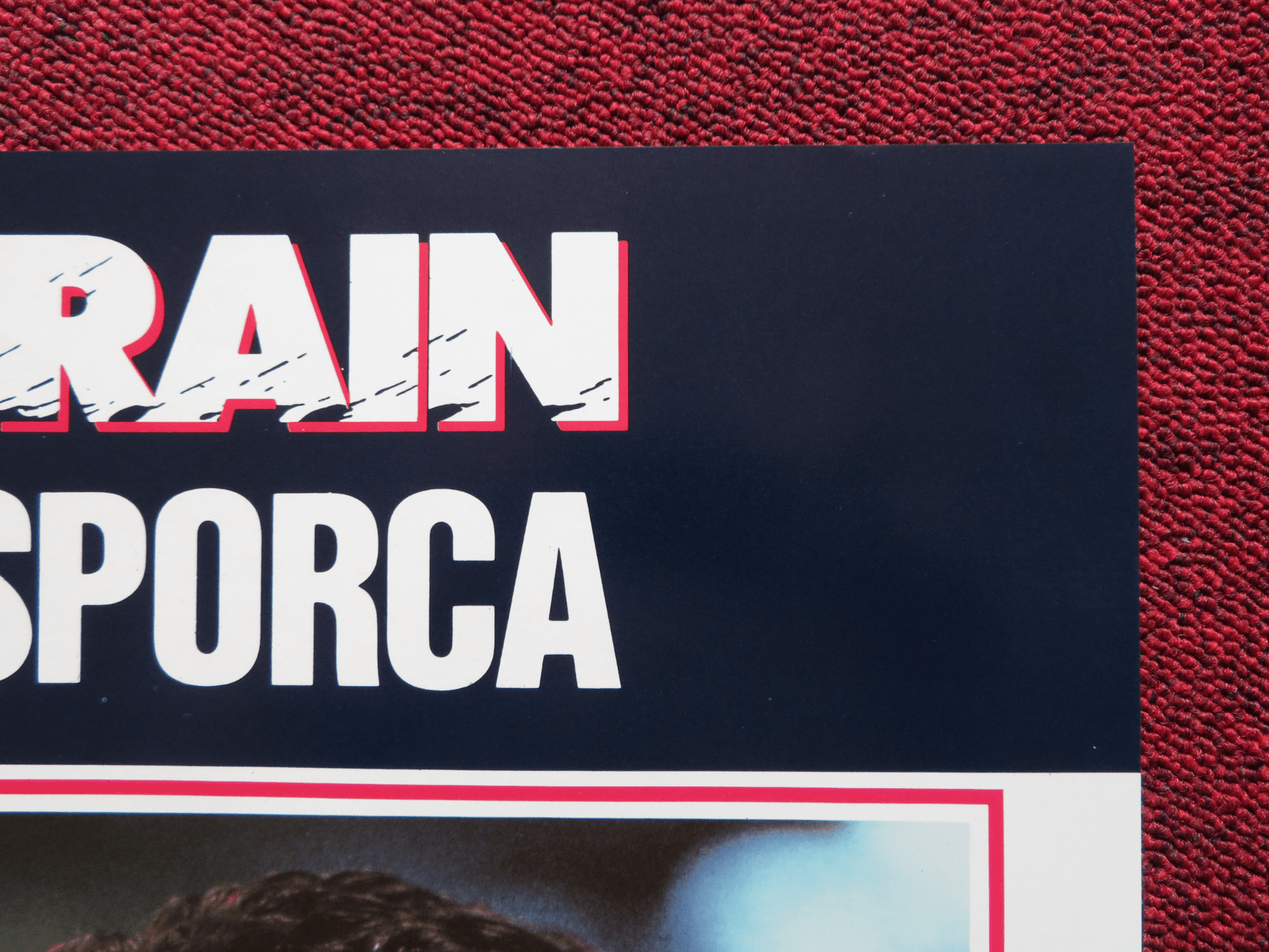 BLACK RAIN - D ITALIAN FOTOBUSTA POSTER MICHAEL DOUGLAS ANDY GARCIA 1989 Rendezvous Cinema Movie posters