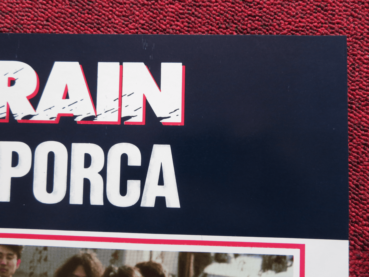 BLACK RAIN - F ITALIAN FOTOBUSTA POSTER MICHAEL DOUGLAS ANDY GARCIA 1989 Rendezvous Cinema Movie posters