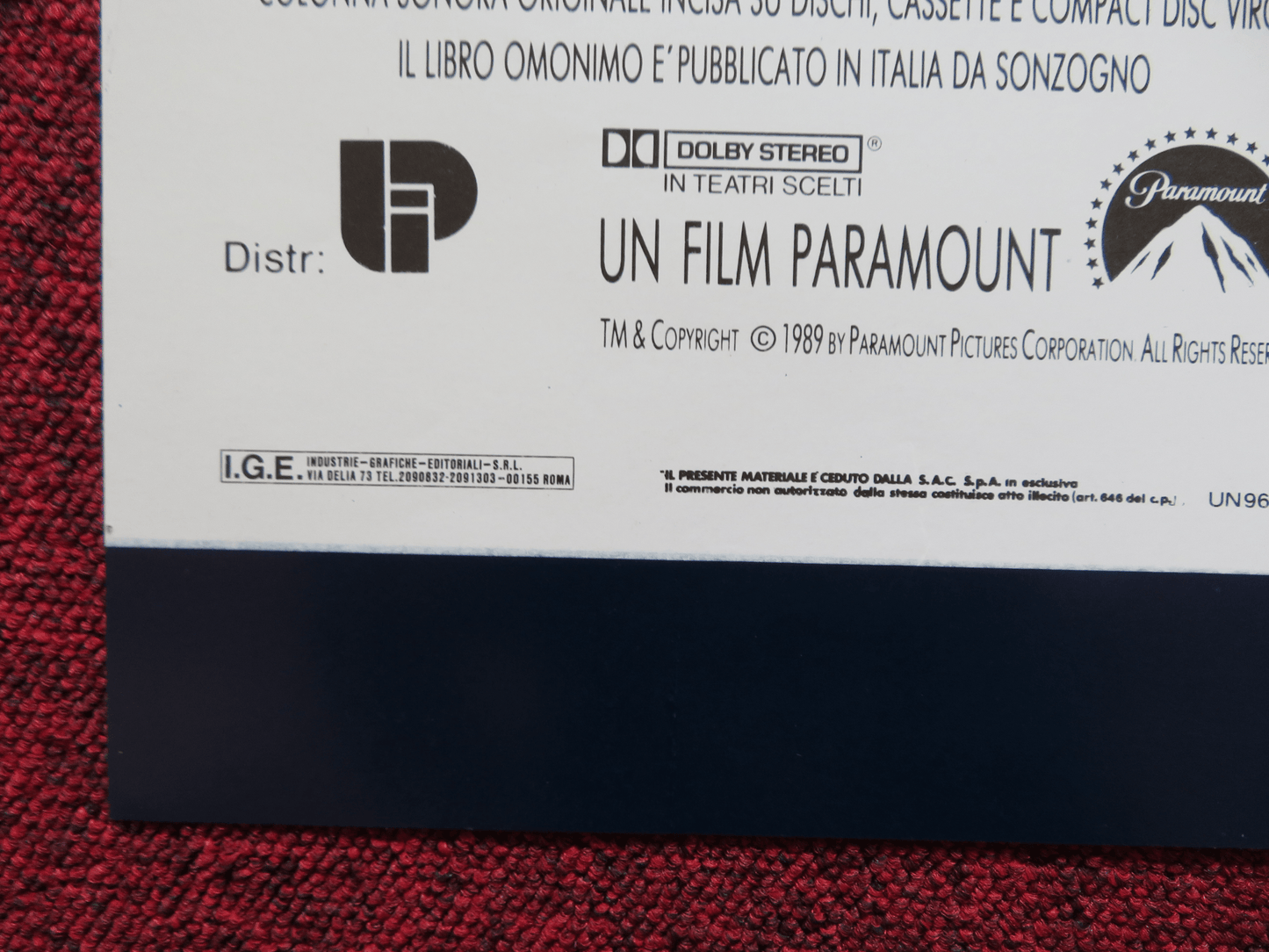 BLACK RAIN - F ITALIAN FOTOBUSTA POSTER MICHAEL DOUGLAS ANDY GARCIA 1989 Rendezvous Cinema Movie posters