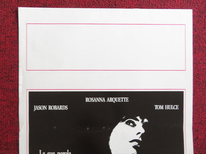 BLACK RAINBOW ITALIAN LOCANDINA POSTER ROSANNA ARQUETTE JASON ROBARDS 1991 Rendezvous Cinema Movie posters
