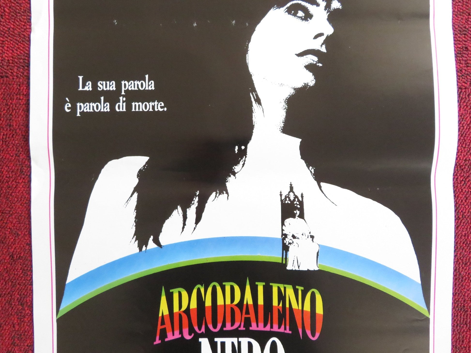 BLACK RAINBOW ITALIAN LOCANDINA POSTER ROSANNA ARQUETTE JASON ROBARDS 1991 Rendezvous Cinema Movie posters