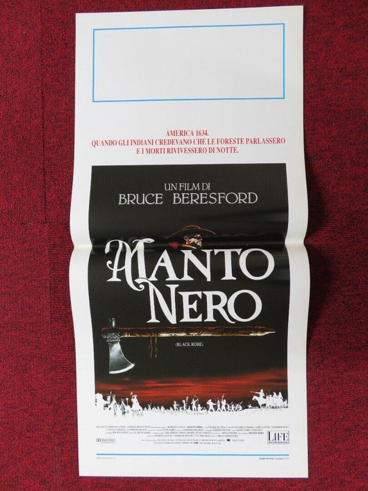 BLACK ROBE ITALIAN LOCANDINA (27.5"x13") POSTER BRUCE BERESFORD 1992 Movie posters