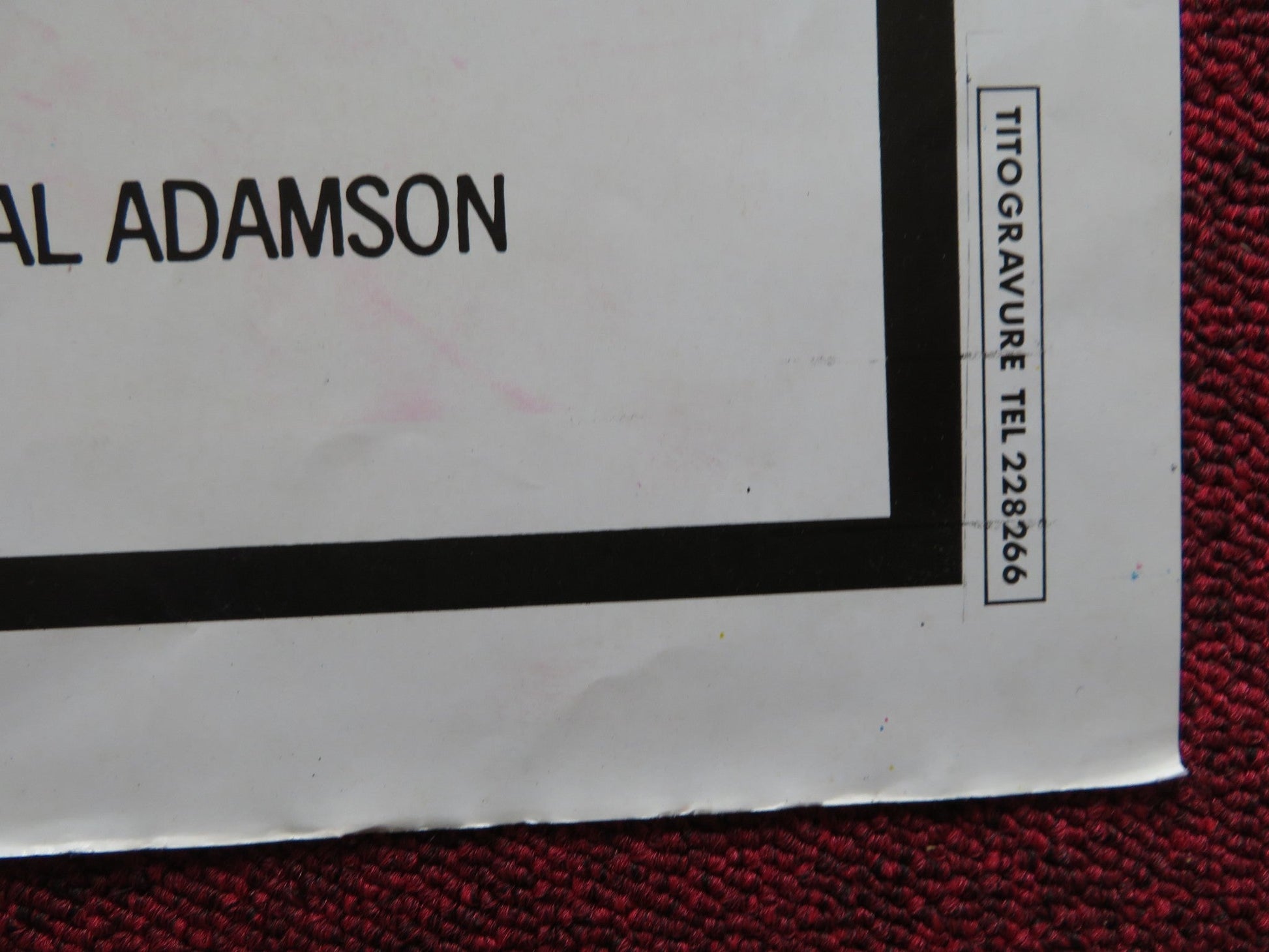 BLACK SAMURAI FOLDED US ONE SHEET POSTER JIM KELLY BILL ROY 1976 Rendezvous Cinema Movie posters