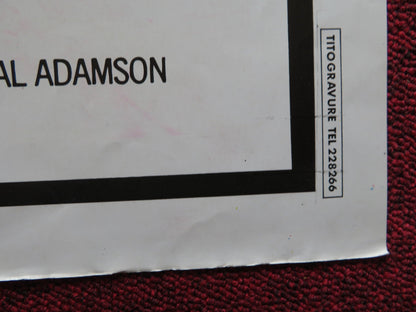 BLACK SAMURAI FOLDED US ONE SHEET POSTER JIM KELLY BILL ROY 1976 Rendezvous Cinema Movie posters