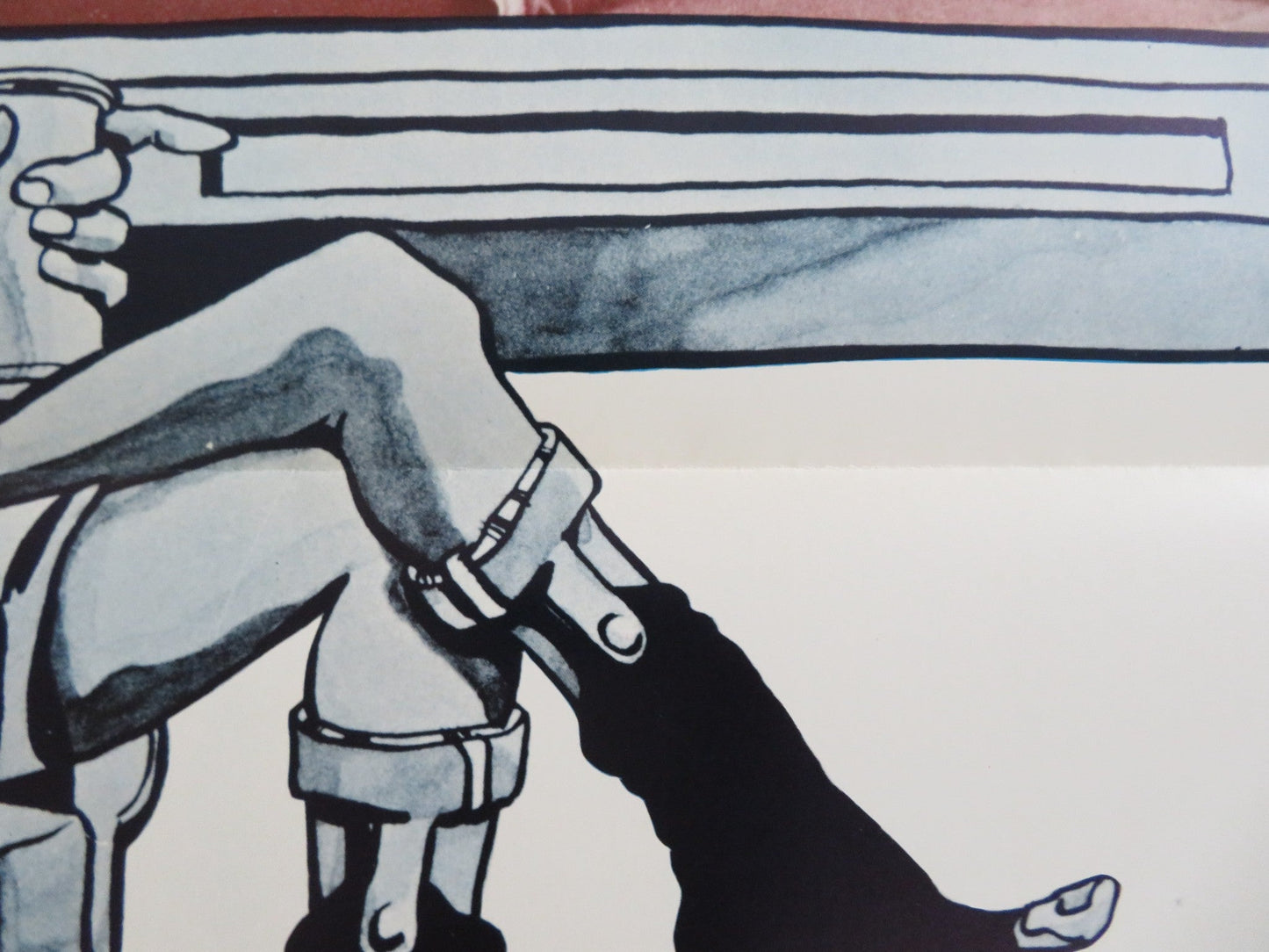 BLACK SOCKS US TRI FOLDED ONE SHEET ROLLED POSTER KEITH LUCKETT J. WALTERS 1974 Rendezvous Cinema Movie posters