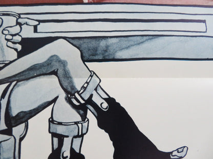 BLACK SOCKS US TRI FOLDED ONE SHEET ROLLED POSTER KEITH LUCKETT J. WALTERS 1974 Rendezvous Cinema Movie posters