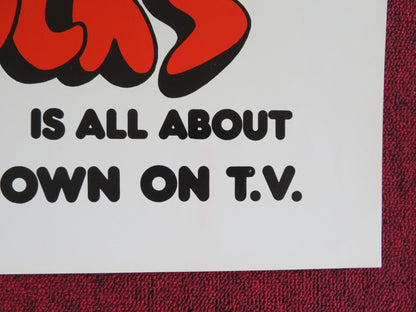 BLACK SOCKS US TRI FOLDED ONE SHEET ROLLED POSTER KEITH LUCKETT J. WALTERS 1974 Rendezvous Cinema Movie posters