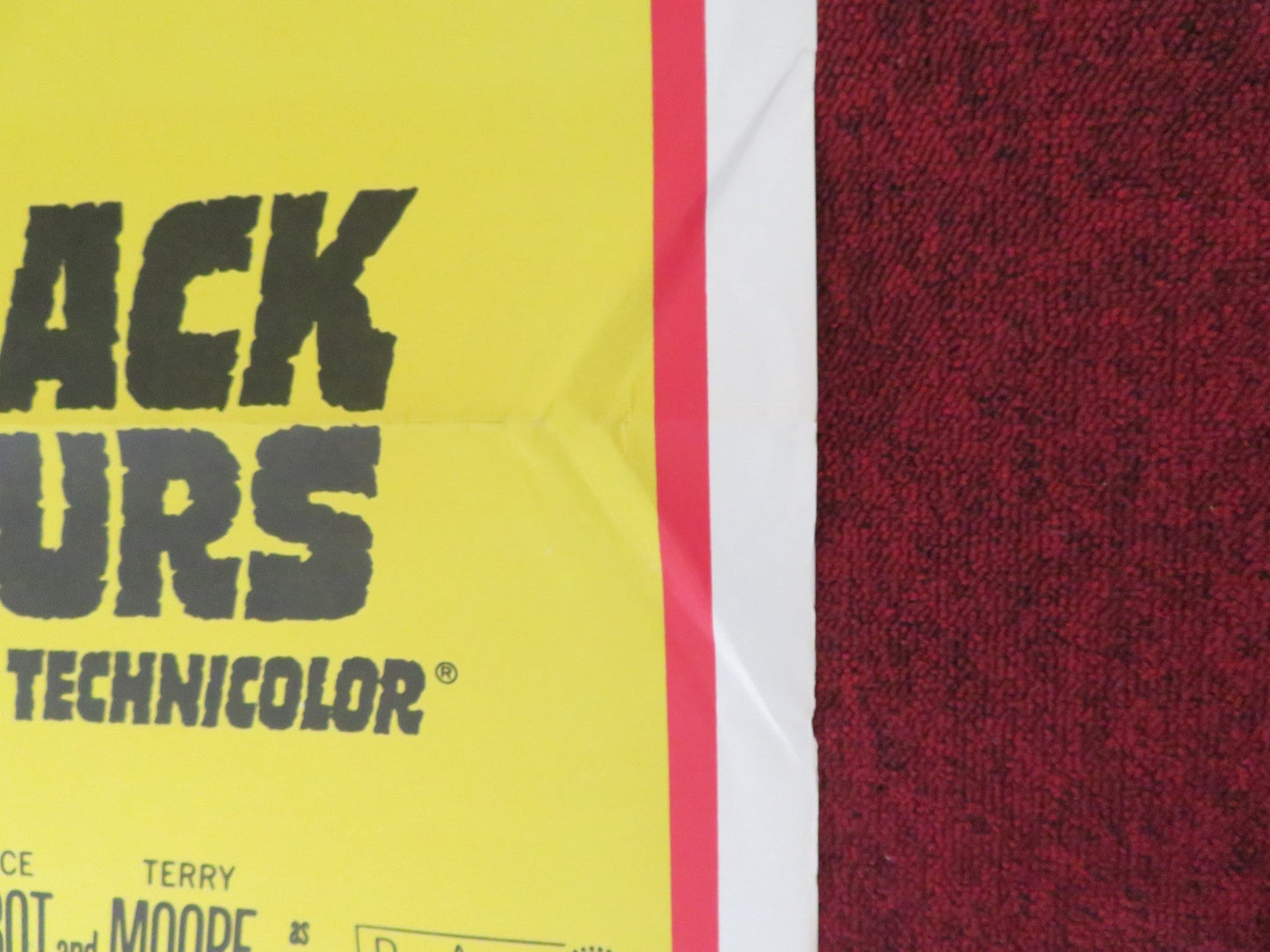 BLACK SPURS FOLDED US ONE SHEET POSTER RORY COLHOUN LINDA DARNELL 1965 Rendezvous Cinema Movie posters