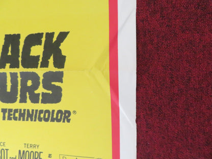 BLACK SPURS FOLDED US ONE SHEET POSTER RORY COLHOUN LINDA DARNELL 1965 Rendezvous Cinema Movie posters