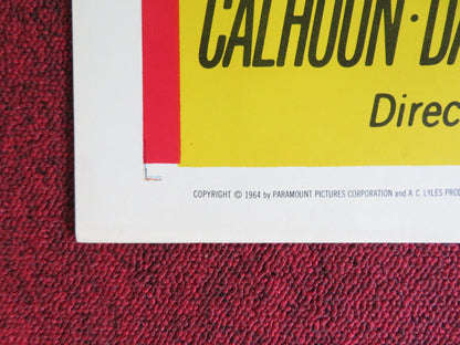 BLACK SPURS FOLDED US ONE SHEET POSTER RORY COLHOUN LINDA DARNELL 1965 Rendezvous Cinema Movie posters