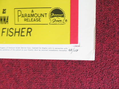 BLACK SPURS FOLDED US ONE SHEET POSTER RORY COLHOUN LINDA DARNELL 1965 Rendezvous Cinema Movie posters