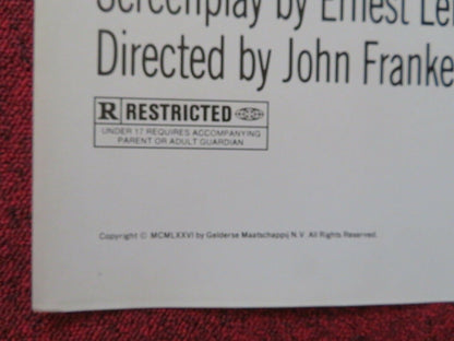 BLACK SUNDAY FOLDED US ONE SHEET POSTER ROBERT SHAW BRUCE DERN 1977 Movie posters