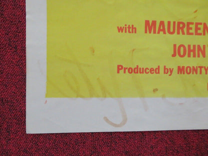 BLACK TIDE FOLDED US ONE SHEET POSTER JOHN IRELAND 1958 Movie posters