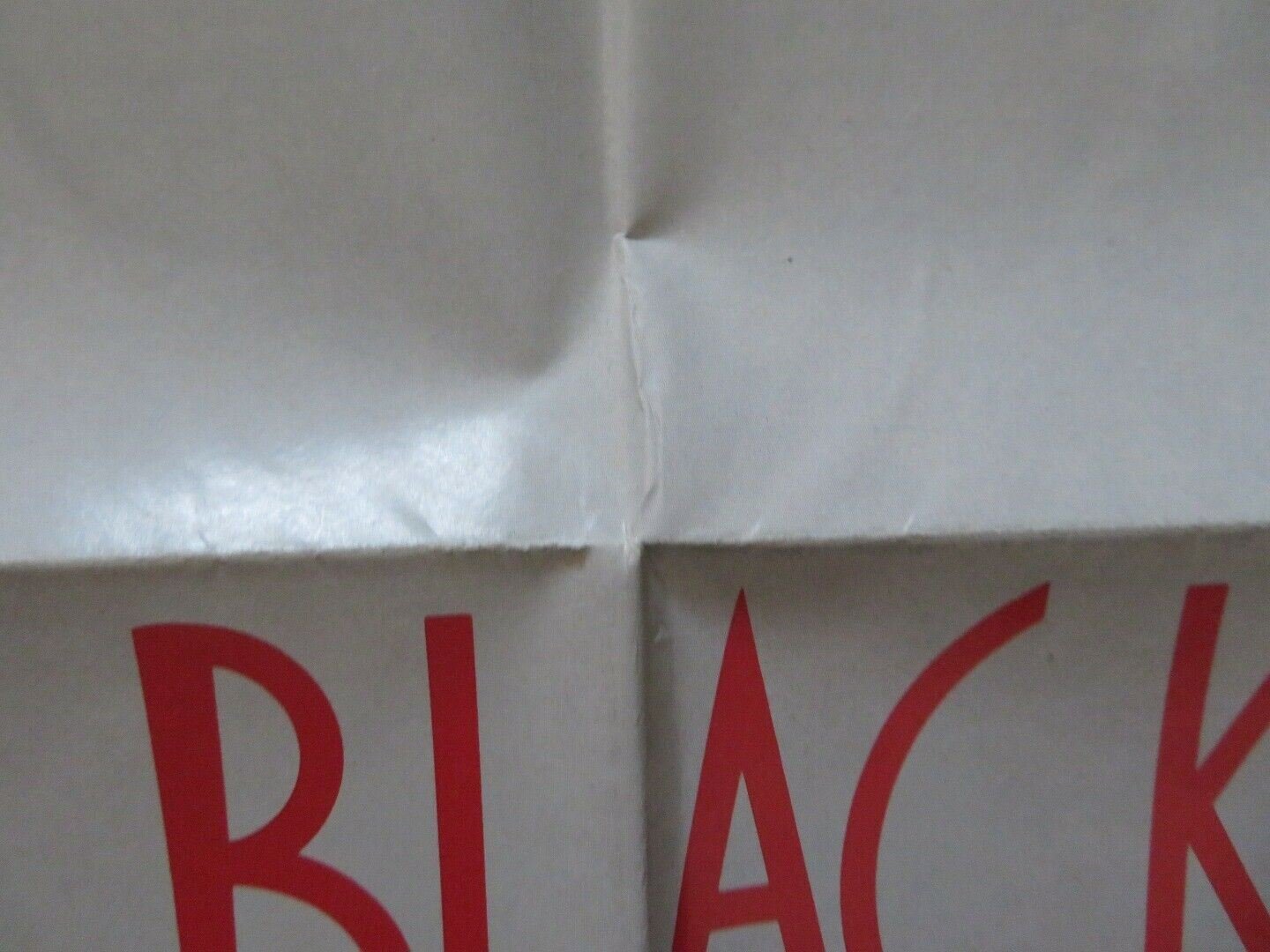 BLACK WIDOW FOLDED US ONE SHEET POSTER DEBRA WINGER THERESA RUSSELL 1987 Movie posters