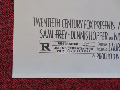 BLACK WIDOW FOLDED US ONE SHEET POSTER DEBRA WINGER THERESA RUSSELL 1987 Movie posters