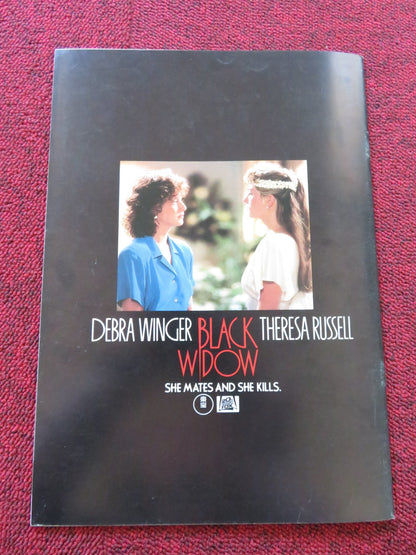 BLACK WIDOW JAPANESE BROCHURE / PRESS BOOK DEBRA WINGER THERESA RUSSELL 1987 Rendezvous Cinema Movie posters