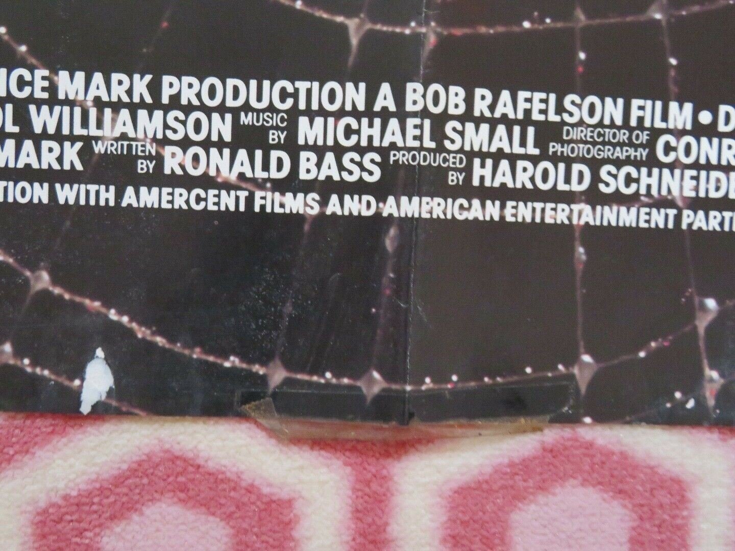 BLACK WIDOW VIDEO VHS POSTER FOLDED DEBRA WINGER THERESA RUSSELL 1987 Movie posters