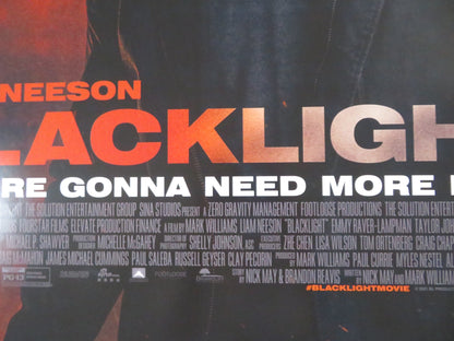 BLACKLIGHT US ONE SHEET ROLLED POSTER LIAM NEESON AIDAN QUINN 2022 Rendezvous Cinema Movie posters