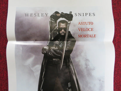BLADE II ITALIAN LOCANDINA POSTER WESLEY SNIPES RON PERLMAN 2002 Rendezvous Cinema Movie posters