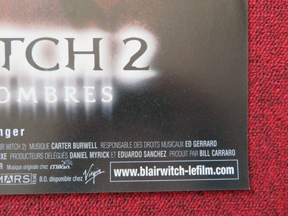 BLAIR WITCH 2 FRENCH (16"x 21") POSTER KURT LODER 2000 Movie posters