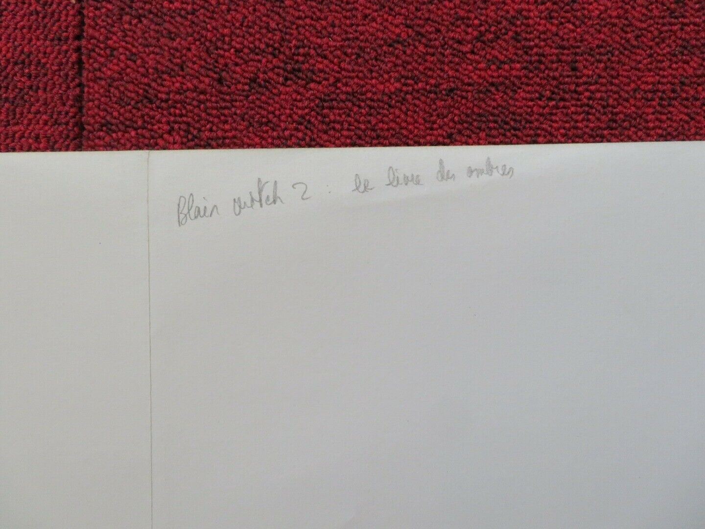 BLAIR WITCH 2 FRENCH (16"x 21") POSTER KURT LODER 2000 Movie posters