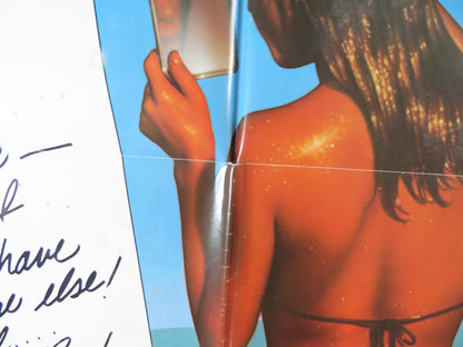 BLAME IT ON RIO FOLDED US ONE SHEET POSTER MICHAEL CAINE JOSEPH BOLOGNA 1984 Rendezvous Cinema Movie posters