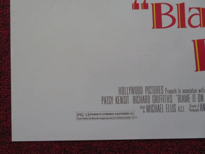 BLAME IT ON THE BELLBOY FOLDED US ONE SHEET POSTER DUDLEY MOORE BRYAN BROWN 1992 Movie posters