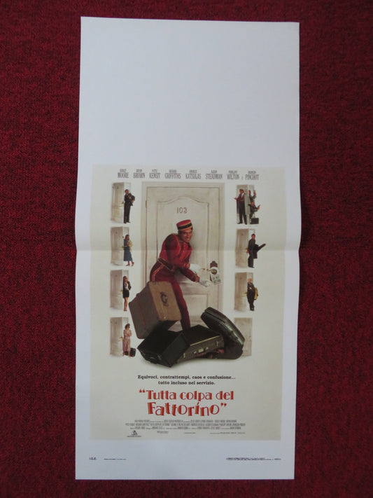 BLAME IT ON THE BELLBOY ITALIAN LOCANDINA POSTER DUDLEY MOORE BRYAN BROWN 1992 Rendezvous Cinema Movie posters